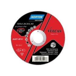Vágókorong 125 x 1.0 x 22.2 mm - inox - A60S-BF41 (66252836777) Vágókorong 125 x 1.0 x 22.2 mm - inox - A60S-BF41 (66252836777)