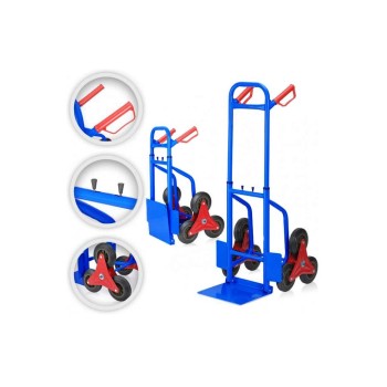 Molnárkocsi 250 kg terhelhetőséggel - lépcsőnjáró 6 kerék-összecsukhat(PT-16101) Molnárkocsi 250 kg terhelhetőséggel - lépcsőnjáró 6 kerék-összecsukhat(PT-16101)