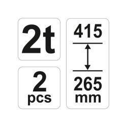 YATO YT-17310 tartó bak – 2 tonna, racsnis, 2 db/csomag