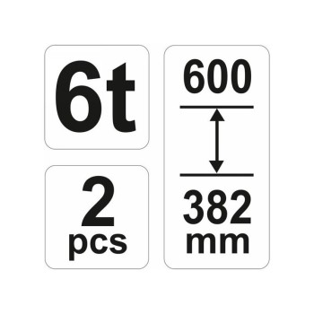 YATO Tartó bak 6t (2 db/cs) (YT-17312)