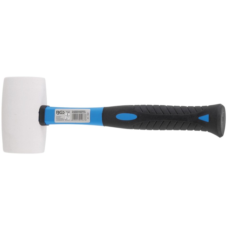 Gumikalapács , fehér fejű , Ø 64 mm , 750 g (BGS-1967) Gumikalapács , fehér fejű , Ø 64 mm , 750 g (BGS-1967)
