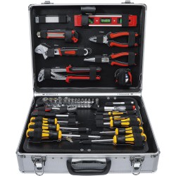 BGS technic 2204 129 részes szerszámkészlet alu kofferben, villáskulcs, bit