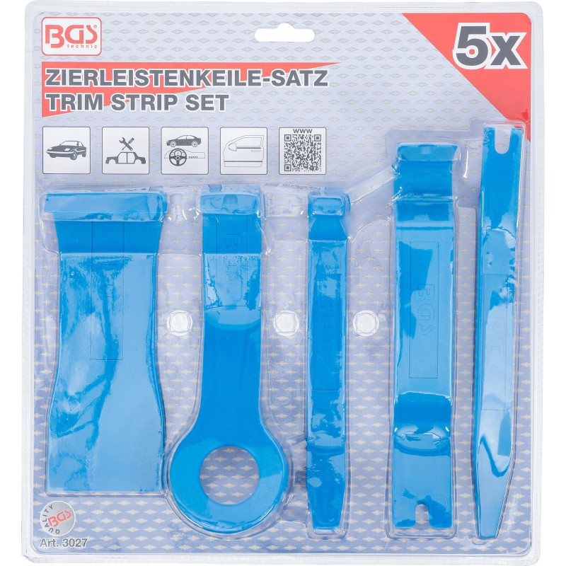 Díszítő elem leszedő készlet , különböző formák , 5 darabos (BGS-3027)