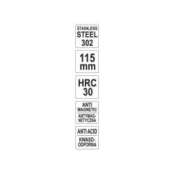 YATO Csipesz hajlított 115 mm HRC30 (YT-6907) YATO Csipesz hajlított 115 mm HRC30 (YT-6907)