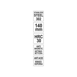 YATO Csipesz hegyes 140 mm HRC30 (YT-6903) YATO Csipesz hegyes 140 mm HRC30 (YT-6903)