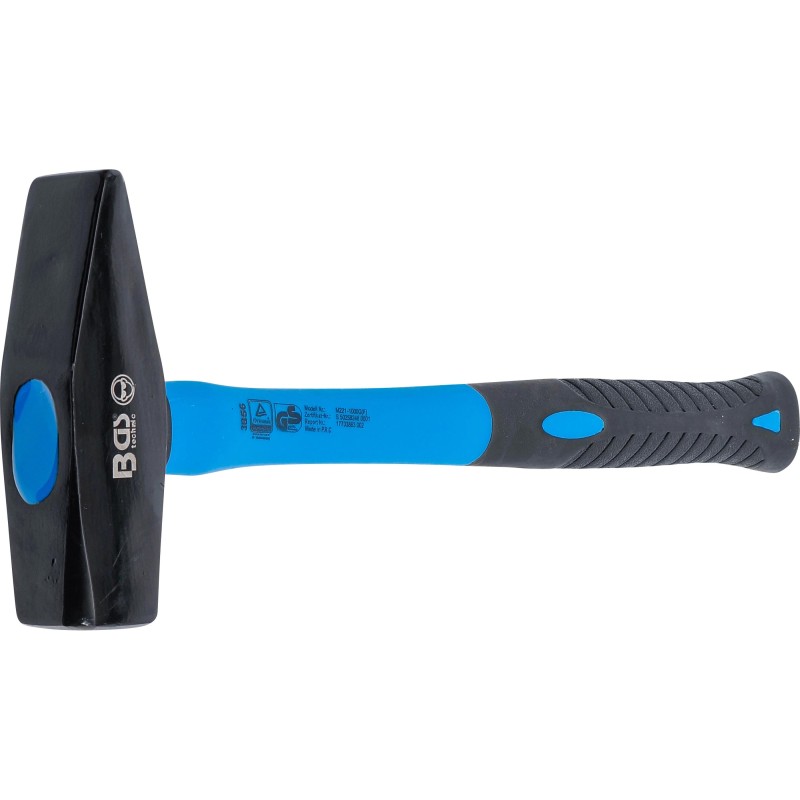 Lakatoskalapács , Üvegszál anyagú nyél , 1000 g (BGS-3856) Lakatoskalapács , Üvegszál anyagú nyél , 1000 g (BGS-3856)