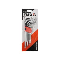 YATO Torx kulcs készlet 9 részes T10-T50 CrV (YT-0511) YATO Torx kulcs készlet 9 részes T10-T50 CrV (YT-0511)