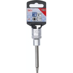 Behajtófej , Hossz 100 mm , 12,5 mm (1/2') , T-profil (Torx) T30 (BGS-4471) Behajtófej , Hossz 100 mm , 12,5 mm (1/2') , T-profil (Torx) T30 (BGS-4471)