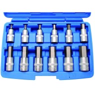 Behajtófej-készlet , 12,5 mm (1/2') , Belső hatszögletű , 12 darabos (BGS-5052) Behajtófej-készlet , 12,5 mm (1/2') , Belső hatszögletű , 12 darabos (BGS-5052)