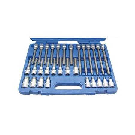 Behajtófej-készlet , 12,5 mm (1/2') , Belső hatszögletű , 30 darabos (BGS-5181) Behajtófej-készlet , 12,5 mm (1/2') , Belső hatszögletű , 30 darabos (BGS-5181)