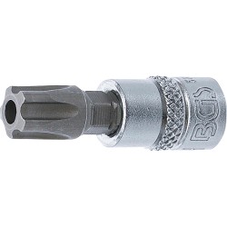 Behajtófej , 6,3 mm (1/4') , TS-profil (Torx Plus) TS50 furattal (BGS-5184-TS50) Behajtófej , 6,3 mm (1/4') , TS-profil (Torx Plus) TS50 furattal (BGS-5184-TS50)