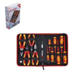 Szigetelt fogó és csavarhúzó készlet , 12 darabos (BGS-7140)
