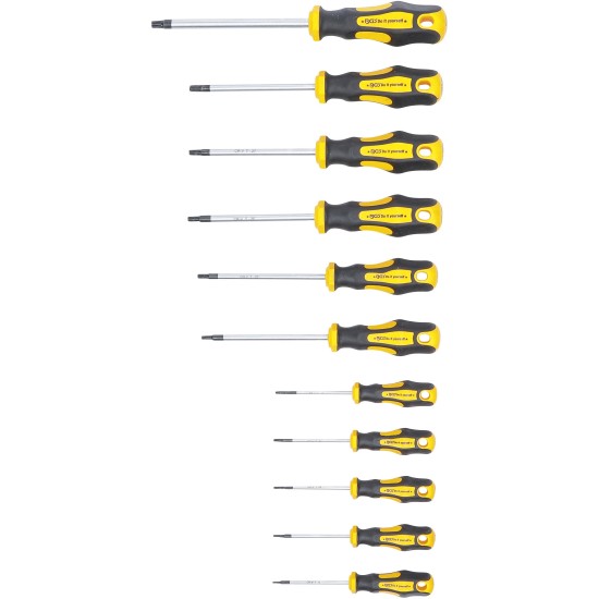 Csavarhúzó készlet , T-profil (Torx) T6 - T40 , 11 darabos (BGS-7844)