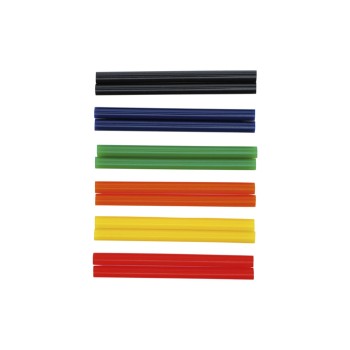 Melegenragasztó-patronok , vegyes színű , Ø 11 mm, 150 mm , 12 darabos (BGS-80847)