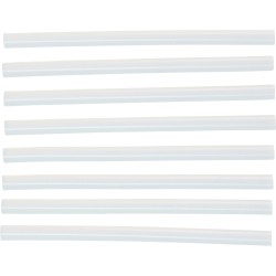 Melegenragasztó-patronok , átlátszó , Ø 11 mm, 200 mm , 8 darabos (BGS-80857)