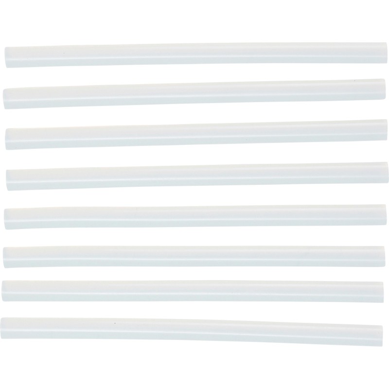 Melegenragasztó-patronok , átlátszó , Ø 11 mm, 200 mm , 8 darabos (BGS-80857)