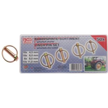 Biztosítócsap-készlet , 50 darabos (BGS-8087) Biztosítócsap-készlet , 50 darabos (BGS-8087)