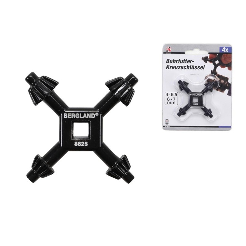 Tokmánykulcs , univerzális , Ø 4 5,5 6 7 mm (BGS-8625)