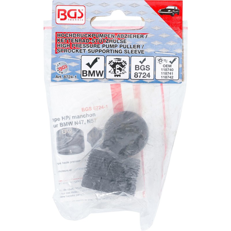 Magasnyomású szivattyú lehúzó Lánckerék-támasztóhüvely , BMW N47 N57 (BGS-8724-1) Magasnyomású szivattyú lehúzó Lánckerék-támasztóhüvely , BMW N47 N57 (BGS-8724-1)