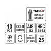 YATO Bithegy PZ3 x 25 mm (10 db/cs) (YT-0472)