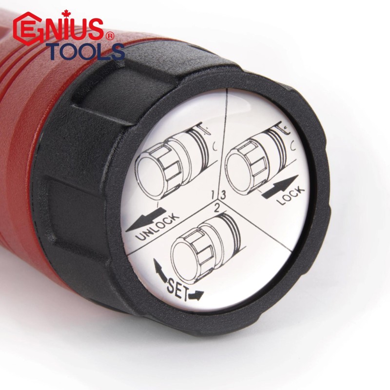 Nyomaték csavarhúzó 001-5 Nm 1/4" - kalibrálva - Genius (280005N)