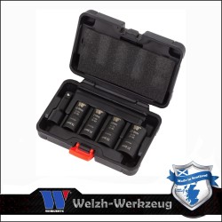 Kerékanyakulcs kétfejű klt. 1/2" 4 db-os - króm kupakokhoz- Welzh(3107-WW) Kerékanyakulcs kétfejű klt. 1/2" 4 db-os - króm kupakokhoz- Welzh(3107-WW)