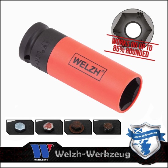 Légkulcsfej 1/2" alufelnihez 21 mm Lok-Typ - Welzh (2661-21-WW)