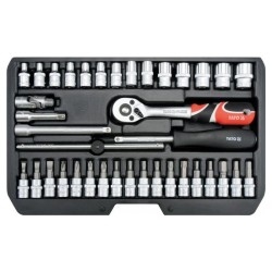 YATO Dugókulcs készlet 38 részes 1/4' 3,5-14 mm CrV (YT-14471)