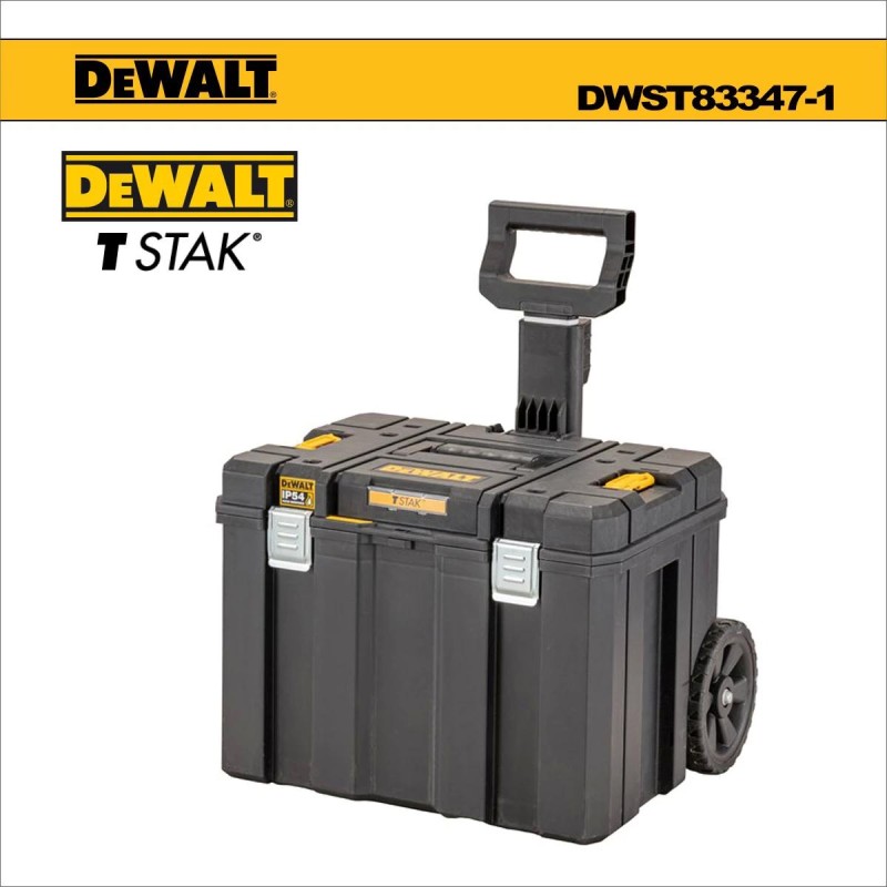 Szerszámos láda, guruló - TSTAK - IP54 vízálló - DeWalt (DWST83347-1)