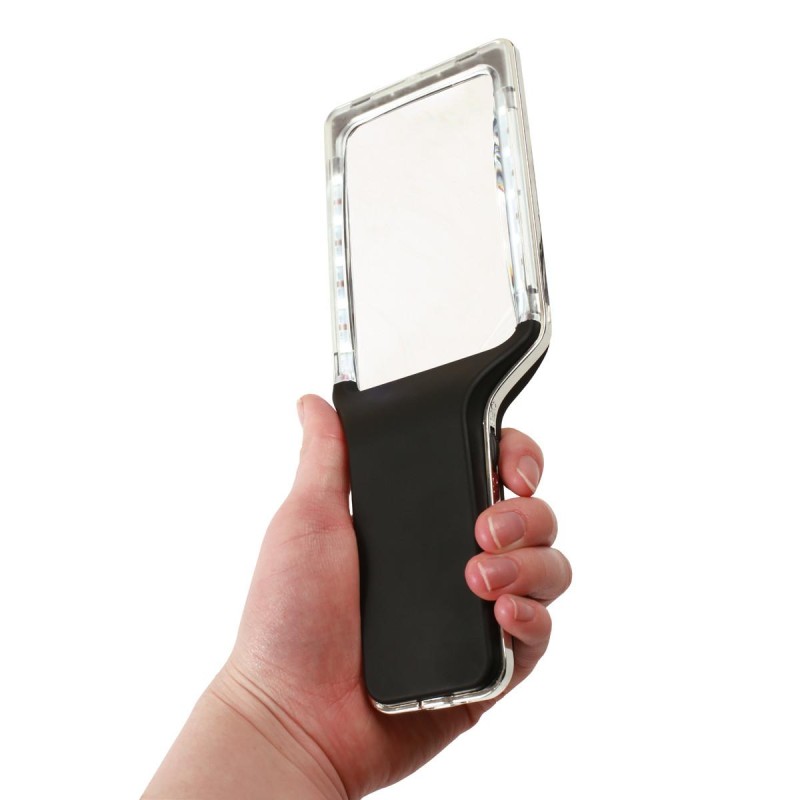 Nagyító 4x - szabályozható 10 db ultra fényes LED, akkus USB töltős (LAS-7934) Nagyító 4x - szabályozható 10 db ultra fényes LED, akkus USB töltős (LAS-7934)