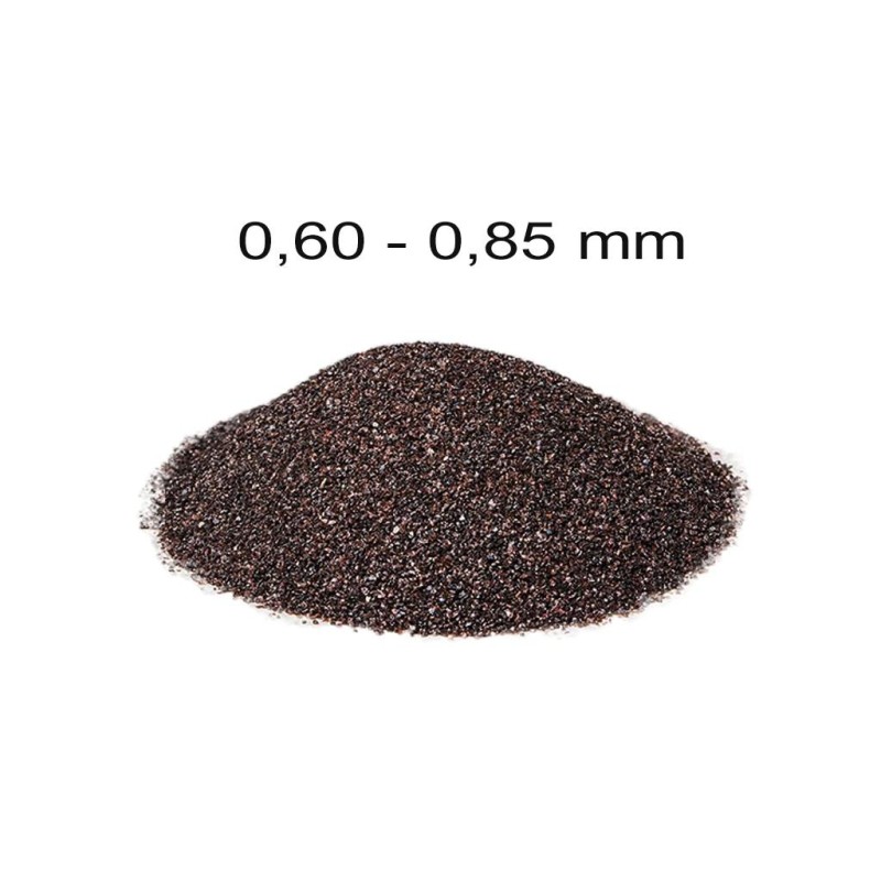 Szóróanyag normálkorund barna NK24 = 0,60 - 0,85 mm -25 kg ( NKF-24 )