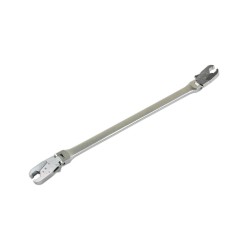 Fékcsőkulcs racsnis, kétoldali csuklós, extra hosszú 10 x 11 mm -Laser(LAS-7381) Fékcsőkulcs racsnis, kétoldali csuklós, extra hosszú 10 x 11 mm -Laser(LAS-7381)