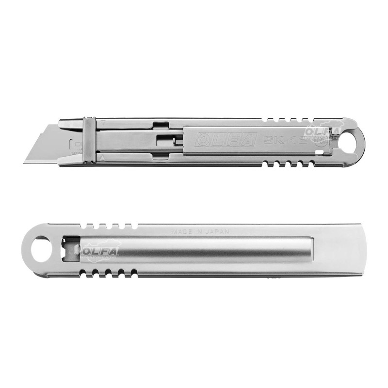 Vágókés OLFA biztonsági, rugós pengével 18 mm - élelmiszeripari NSF ( SK-12 ) Vágókés OLFA biztonsági, rugós pengével 18 mm - élelmiszeripari NSF ( SK-12 )