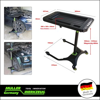 Szerszámos kocsi - szerviztálcás 3in1 Müller (MLR-EQ-350) Szerszámos kocsi - szerviztálcás 3in1 Müller (MLR-EQ-350)
