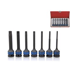 Légkulcsfej klt. 1/2" torx 7 db-os KingTony (4467PP)