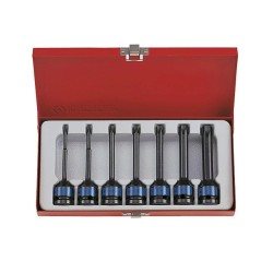 Légkulcsfej klt. 1/2" torx 7 db-os KingTony (4467PP)