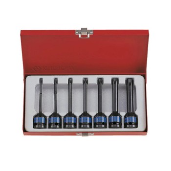 Légkulcsfej klt. 1/2" torx 7 db-os KingTony (4467PP)