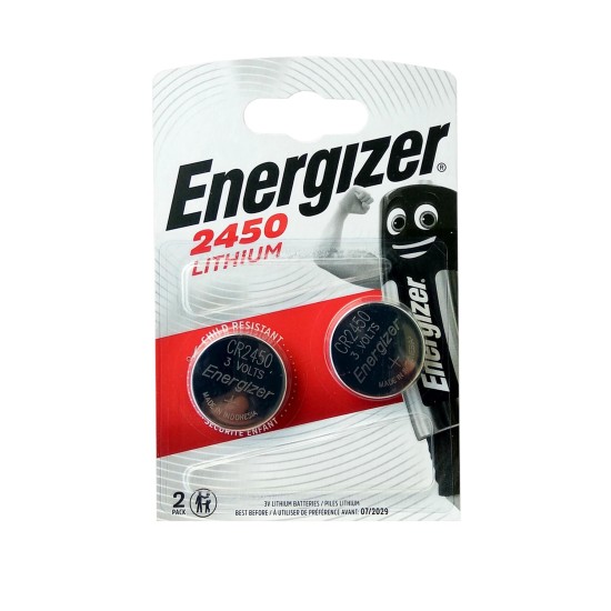 Elem 3V - CR2450 gombelem - Li Energizer (ENER-CR2450-Li)