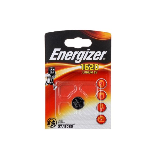 Elem 3V - CR1620 gombelem - Li Energizer (ENER-CR1620-Li)