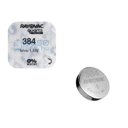 Elem 1.55V - SR736SW 392/384/SR41 gombelem - Zn/Ag2O Rayovac (RAY-384) Elem 1.55V - SR736SW 392/384/SR41 gombelem - Zn/Ag2O Rayovac (RAY-384)