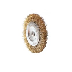 Drótkorong csapos körkefe 75 mm-es acél szálak réz bevonat 75x6mm (DK-CSKK-75) Drótkorong csapos körkefe 75 mm-es acél szálak réz bevonat 75x6mm (DK-CSKK-75)