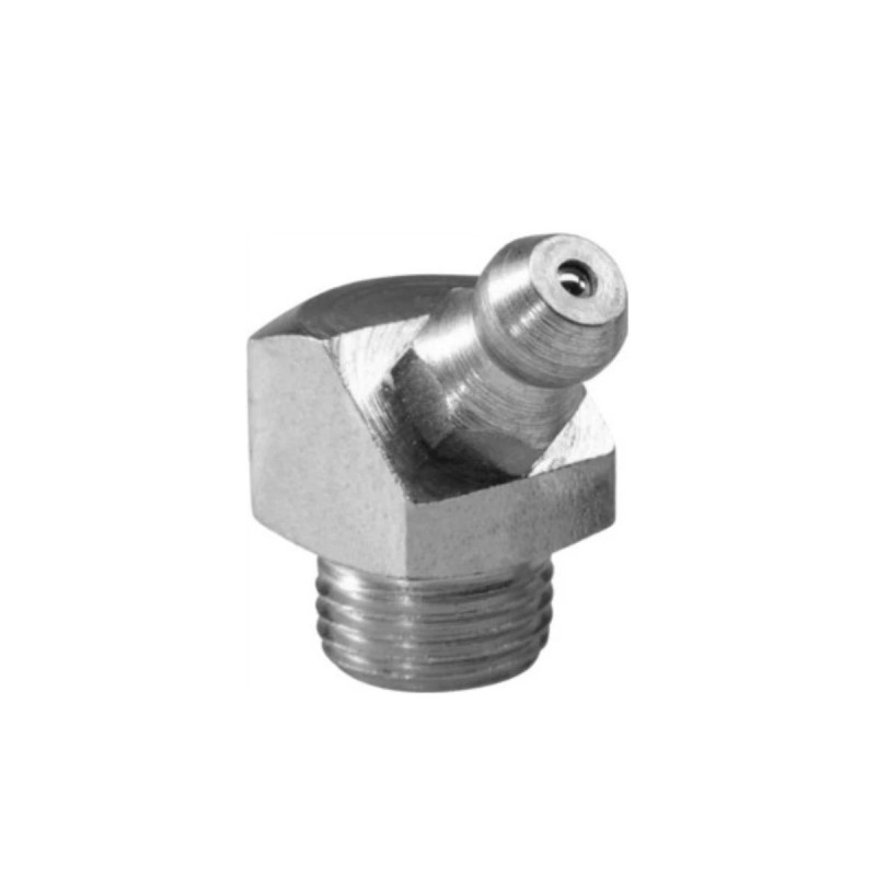 Zsírzógomb, 45° hengeres menet M 8x1.0 H2 - DIN71412 (MH2-08-1)