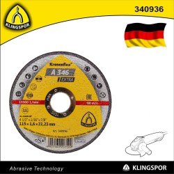 Vágókorong 115x1.6 mm A346 Extra - acél és inox - KLN (340936) Vágókorong 115x1.6 mm A346 Extra - acél és inox - KLN (340936)