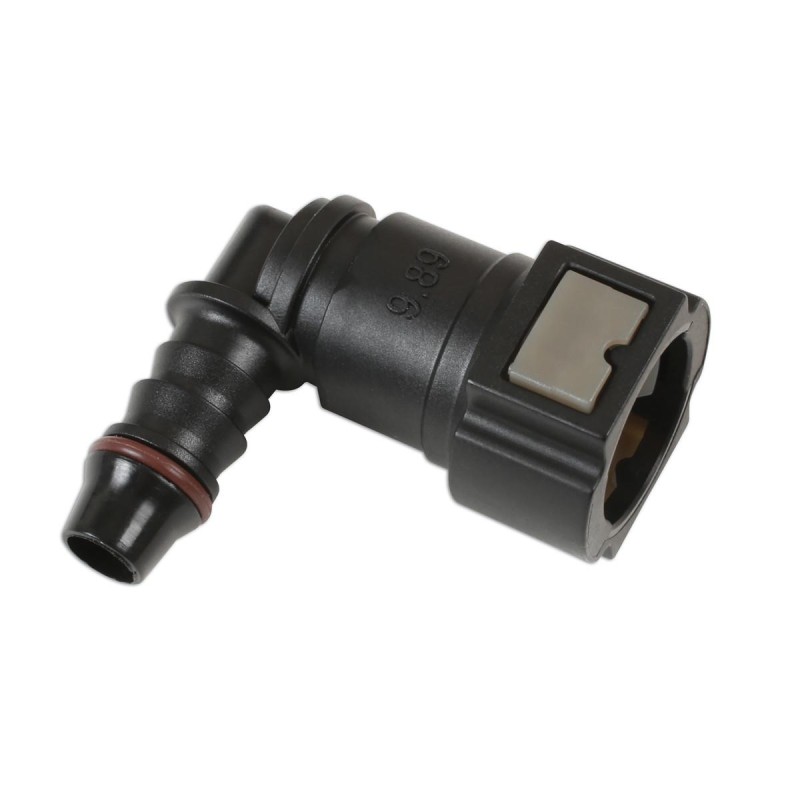 Laser CON‑37209 gyorscsatlakozó készlet 90°‑os üzemanyag‑csőhöz Nylon PA12 + 5 bar nyomás
