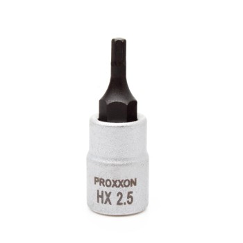 Rátűzőkulcs - crowa+bit 1/4" Imbusz HX2.5 Proxxon (23.746)