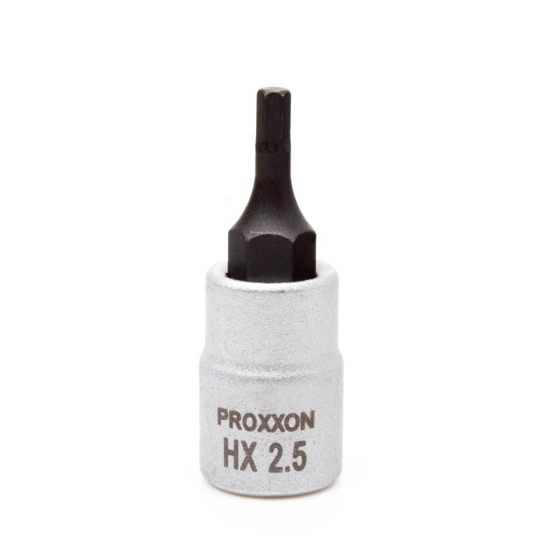 Rátűzőkulcs - crowa+bit 1/4" Imbusz HX2.5 Proxxon (23.746)