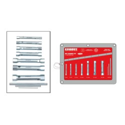 Csőkulcs készlet 6 - 19 mm 7+3 db-os - Kennedy (KEN-581-1450K)