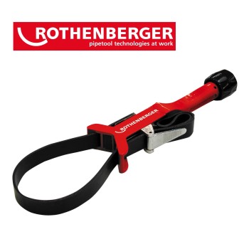 Csőfogó, állítható gumiszalagos 3/4-6" 20-160 mm - Rothenberger (55075)