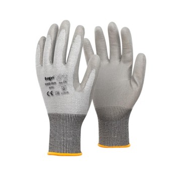 Kesztyű - vágásbiztos - PU mártott szuper vékony szürke 11/XXL (PT-SWD-THIN-11)
