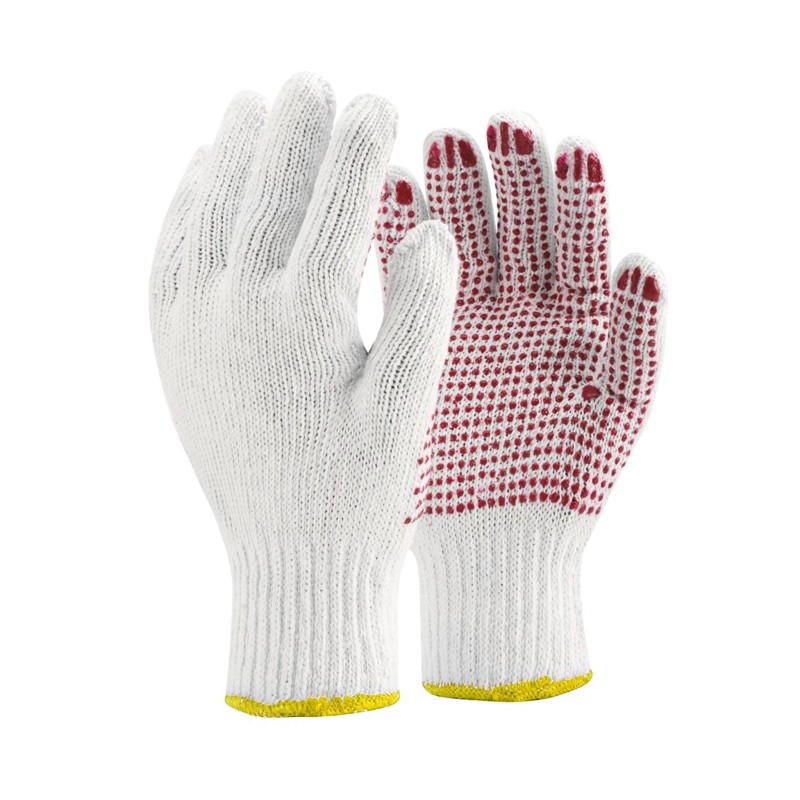 Kesztyű pöttyös kék pontozott pamut 8/M-es (PT-COPE4-8) Kesztyű pöttyös kék pontozott pamut 8/M-es (PT-COPE4-8)